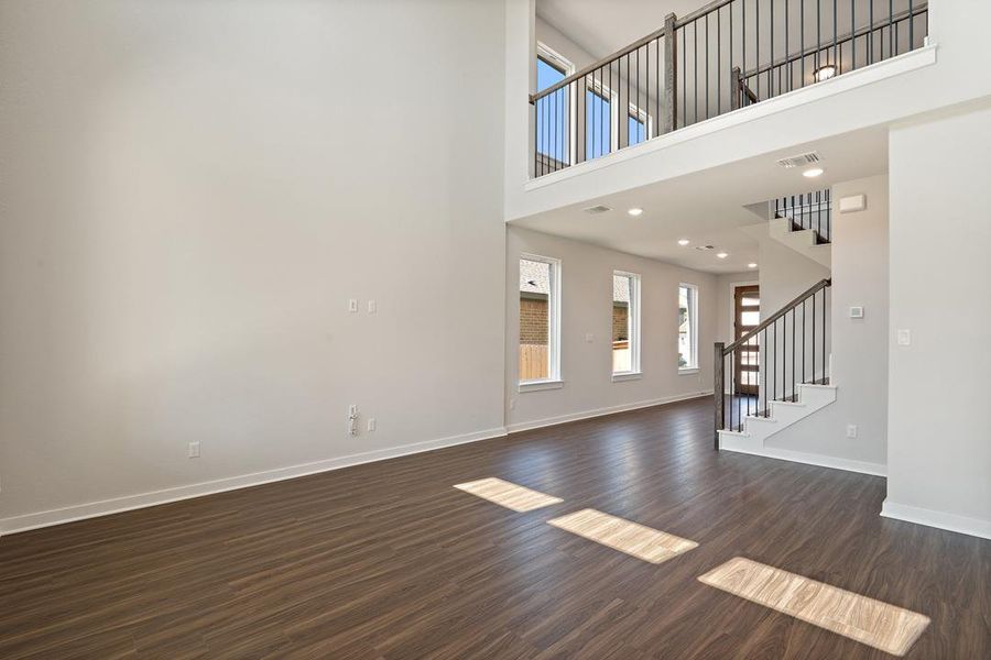 Spacious, unfurnished interior of a new home in Terrace Collection at Lariat, Liberty Hill (Image 32). Spacious, unfurnished interior of a new home in Terrace Collection at Lariat, Liberty Hill (Image 32).