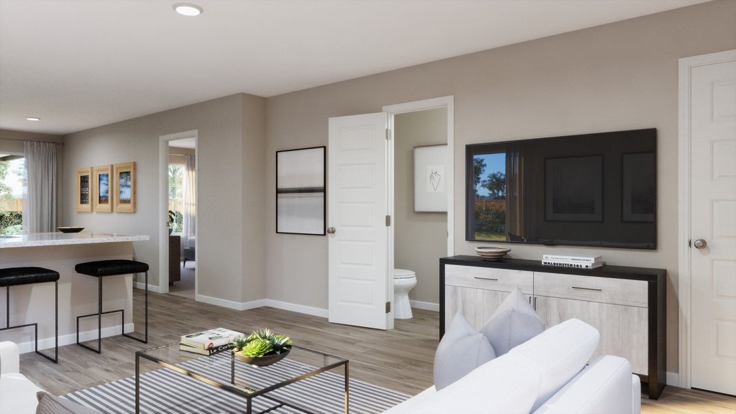 Images are a model representation and may depict options and upgrades not featured on the home available for purchase.