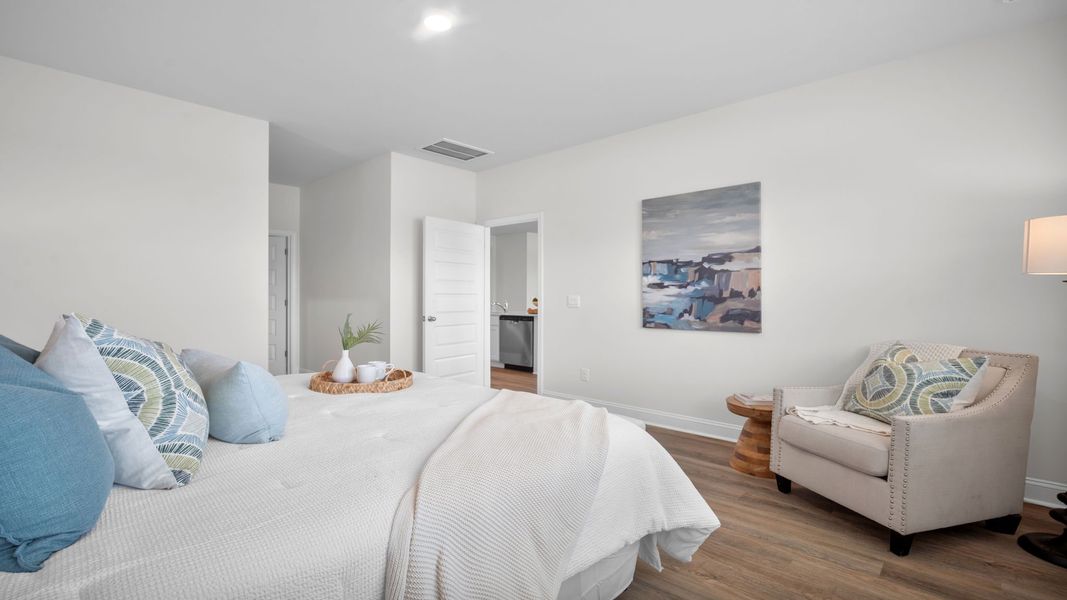 Furnished interior view inside a new home in The Retreat at East Argent, Ridgeland (Image 13).