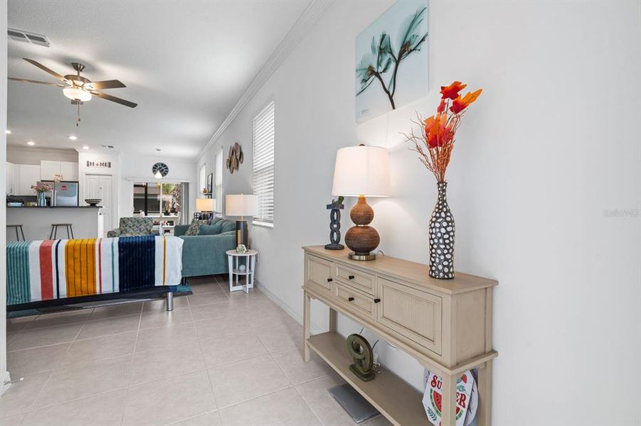 Furnished interior view inside a new home in , Zephyrhills (Image 7). Furnished interior view inside a new home in , Zephyrhills (Image 7).