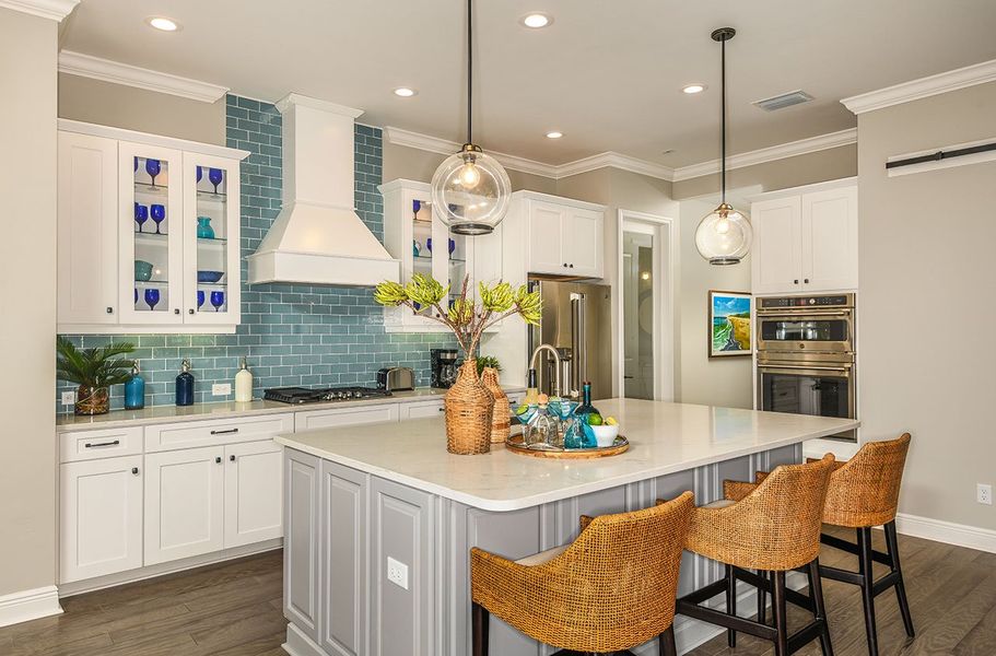 Representative furnished interior of a home built from the Bright Meadow 2 by Neal Communities in Grand Palm, Venice (Image 23).