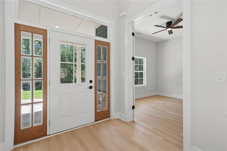 Spacious, unfurnished interior of a new home in , White (Image 30).