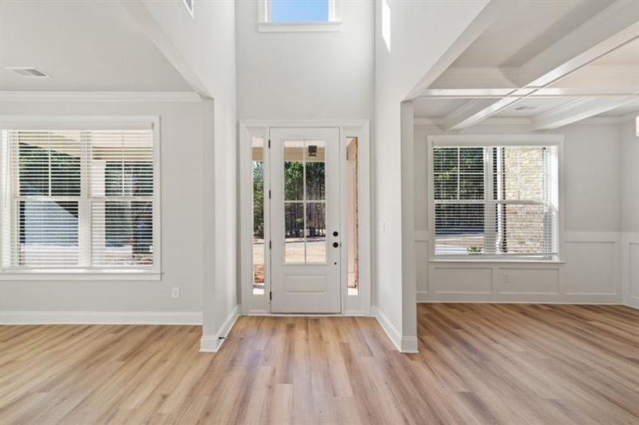 Spacious, unfurnished interior of a new home in Ruby Creek Estates, Atlanta (Image 22). Spacious, unfurnished interior of a new home in Ruby Creek Estates, Atlanta (Image 22).