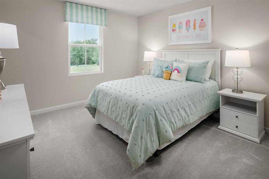 Furnished interior view inside a new home in Summertree, Stone Mountain (Image 13).
