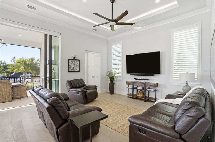 Furnished interior view inside a new home in , Parrish (Image 64).