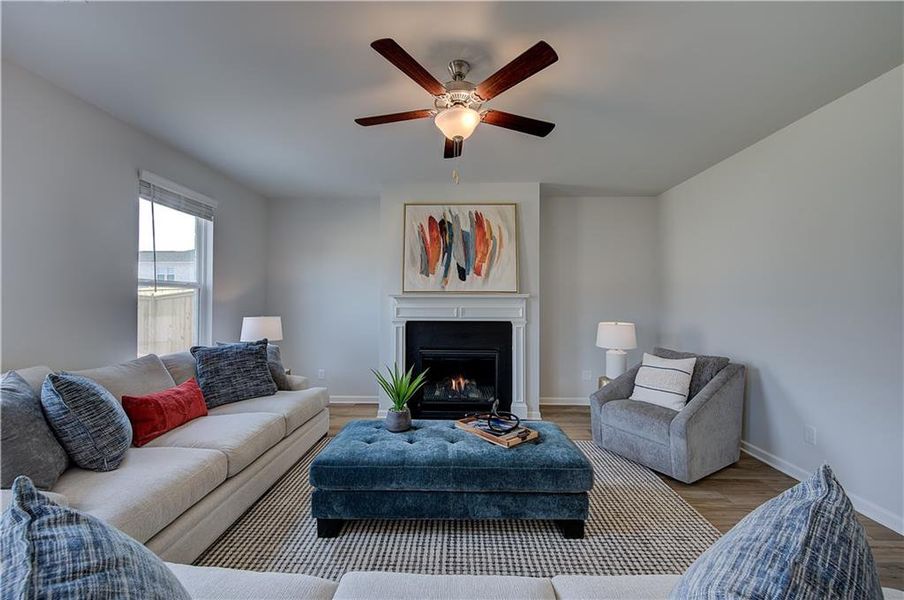 Furnished interior view inside a new home in Burchwood, Stockbridge (Image 13).