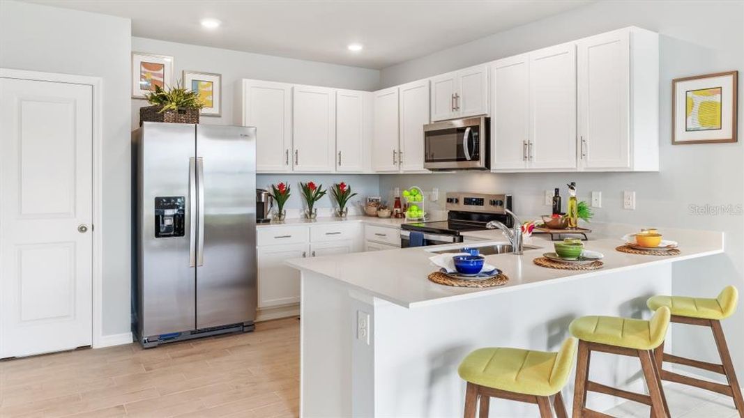 Furnished interior view inside a new home in Sea Cove, Punta Gorda (Image 14).