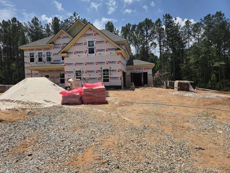 In-progress construction of a new home in Palm Springs Manor Create Homes, Ellenwood, GA (Image 4). In-progress construction of a new home in Palm Springs Manor Create Homes, Ellenwood, GA (Image 4).