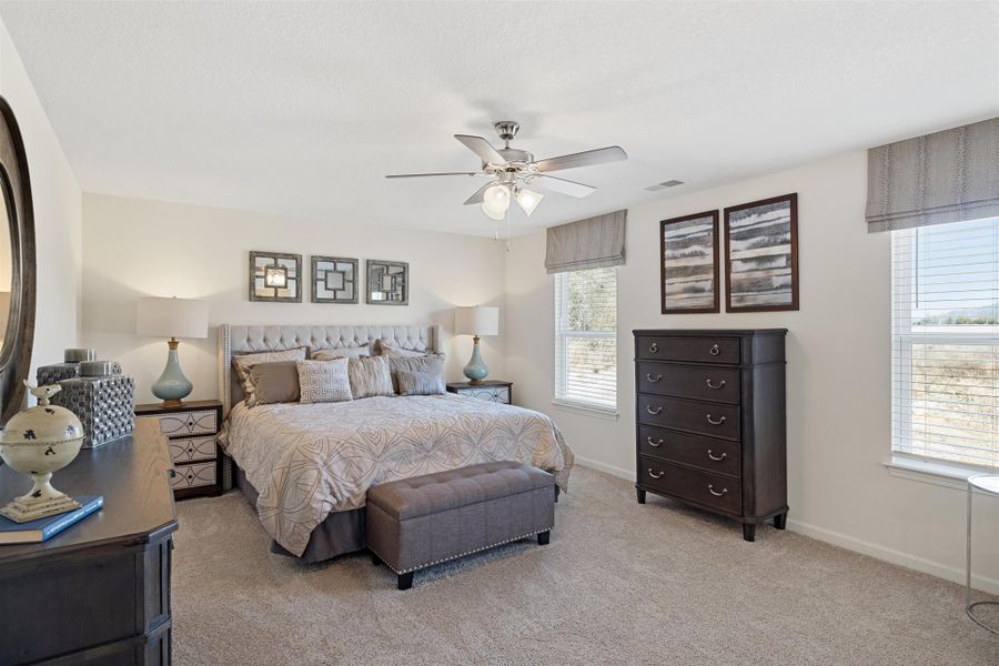 Representative furnished interior of a home built from the Hanover by D.R. Horton in Hillcrest Landing, McDonald (Image 23).