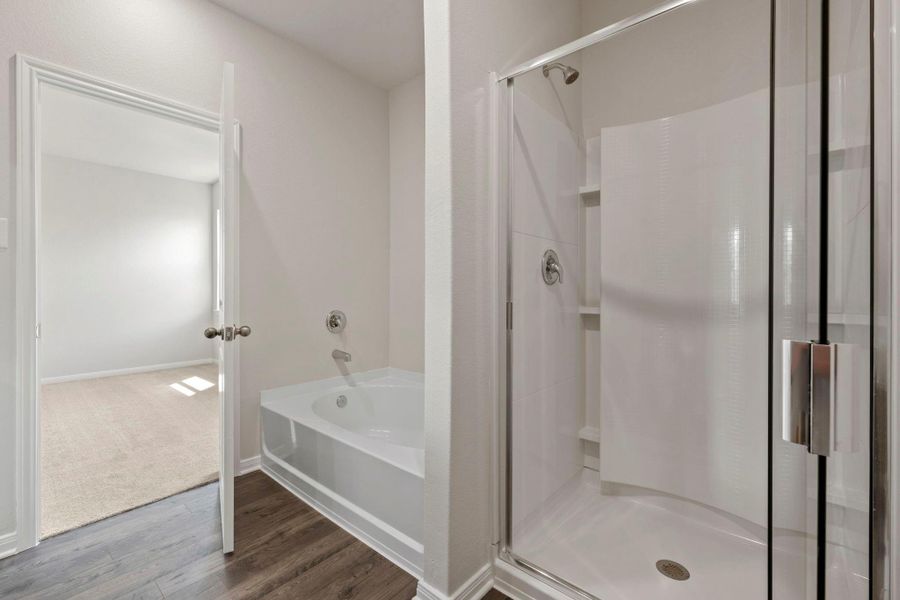 Furnished interior view inside a new home in Vacek Country Meadows, Richmond (Image 6).