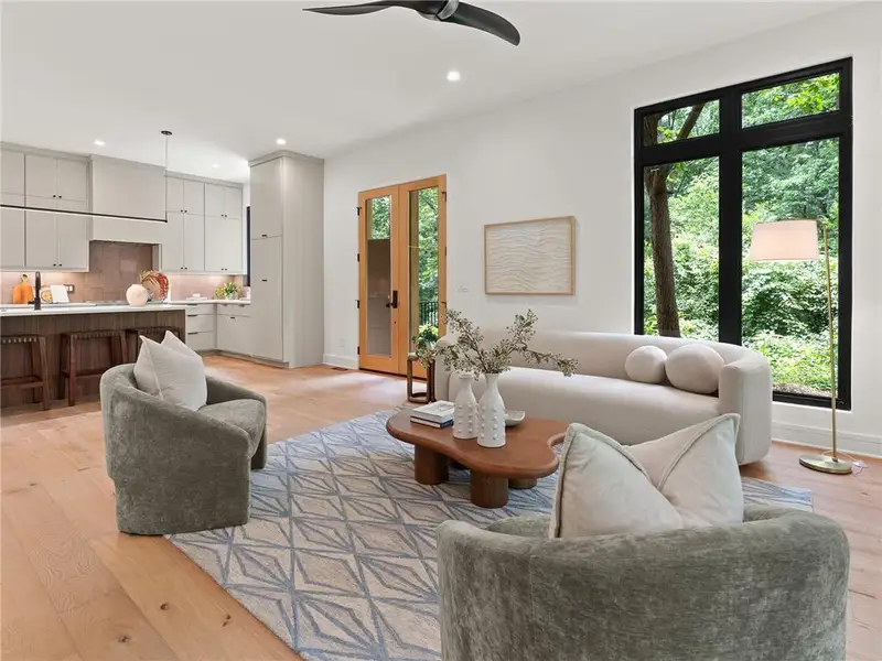 Furnished interior view inside a new home in , Decatur (Image 11).