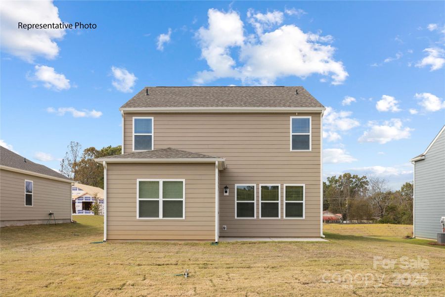 Front exterior of a new home in Huffman Ridge, Hickory, NC, highlighting curb appeal (Image 20).