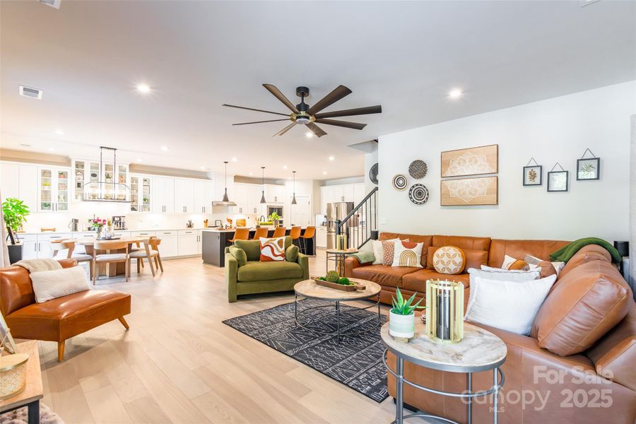 Furnished interior view inside a new home in , Indian Trail (Image 13).