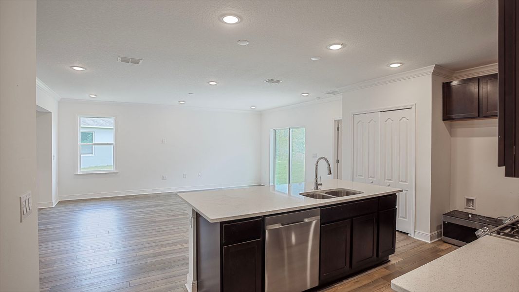 Furnished interior view inside a new home in Heritage Station, Punta Gorda (Image 9).