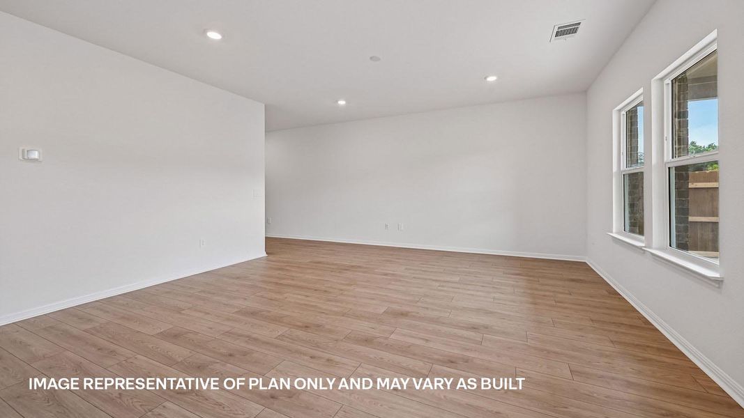 Representative unfurnished interior of a home built from the The Nicole by D.R. Horton in Bar W Ranch, Leander (Image 18).