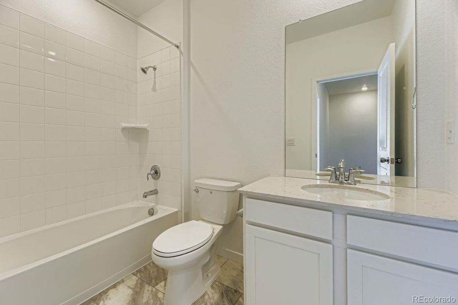 Furnished interior view inside a new home in , Centennial (Image 3).