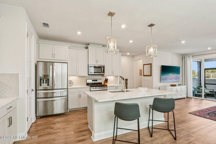 Furnished interior view inside a new home in , Jacksonville (Image 9). Furnished interior view inside a new home in , Jacksonville (Image 9).
