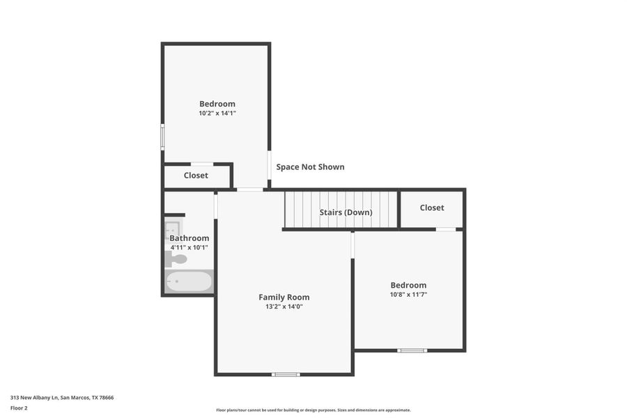 2D floor plan layout of this home in Whisper South, San Marcos, TX (Image 19). 2D floor plan layout of this home in Whisper South, San Marcos, TX (Image 19).