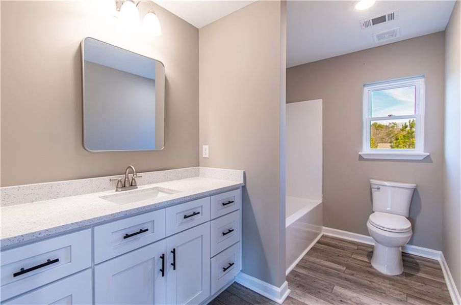 Furnished interior view inside a new home in , Fairmount (Image 6).
