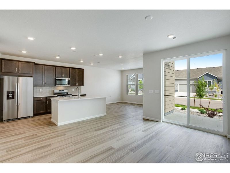 Furnished interior view inside a new home in Westside Crossing, Berthoud (Image 7).