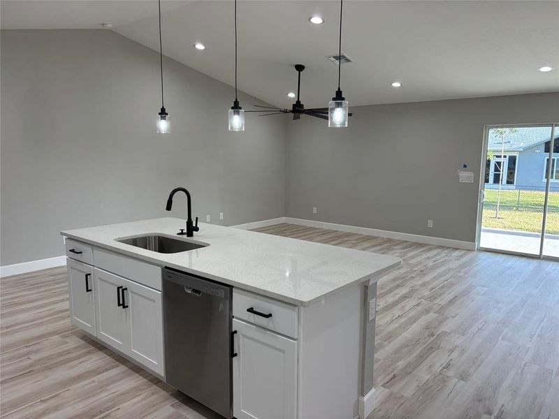 Furnished interior view inside a new home in , Cape Coral (Image 2). Furnished interior view inside a new home in , Cape Coral (Image 2).