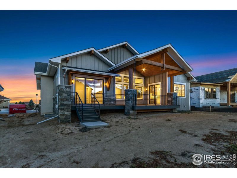 In-progress construction of a new home in , Windsor, CO (Image 33).