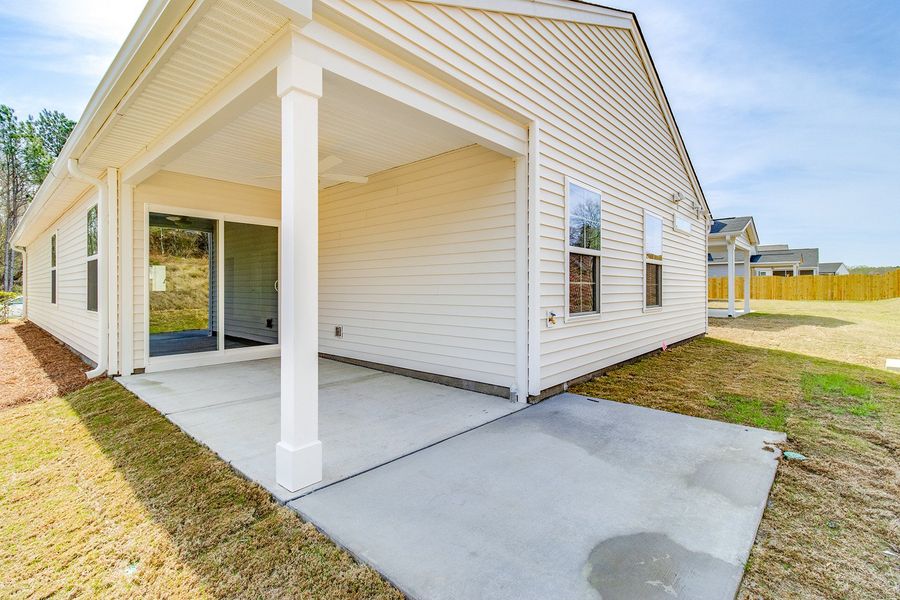 Exterior details and patio area of a home in Bluefield, Lexington (Image 3).