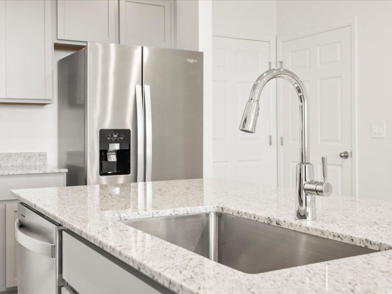 Close-up of interior finishes inside a home in Poudre Heights: The Meadow Collection, Windsor (Image 6).