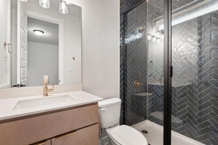 Furnished interior view inside a new home in Lariat, Liberty Hill (Image 13).