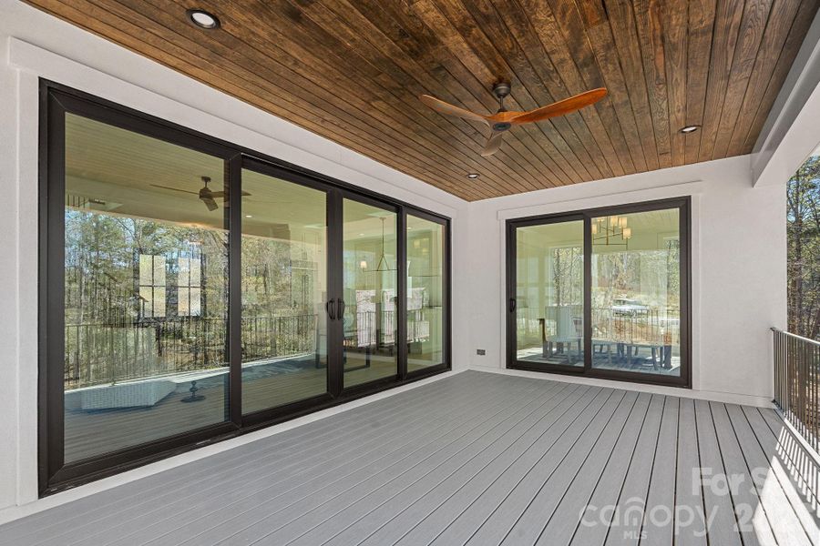 Exterior details and patio area of a home in , Mooresville (Image 3).