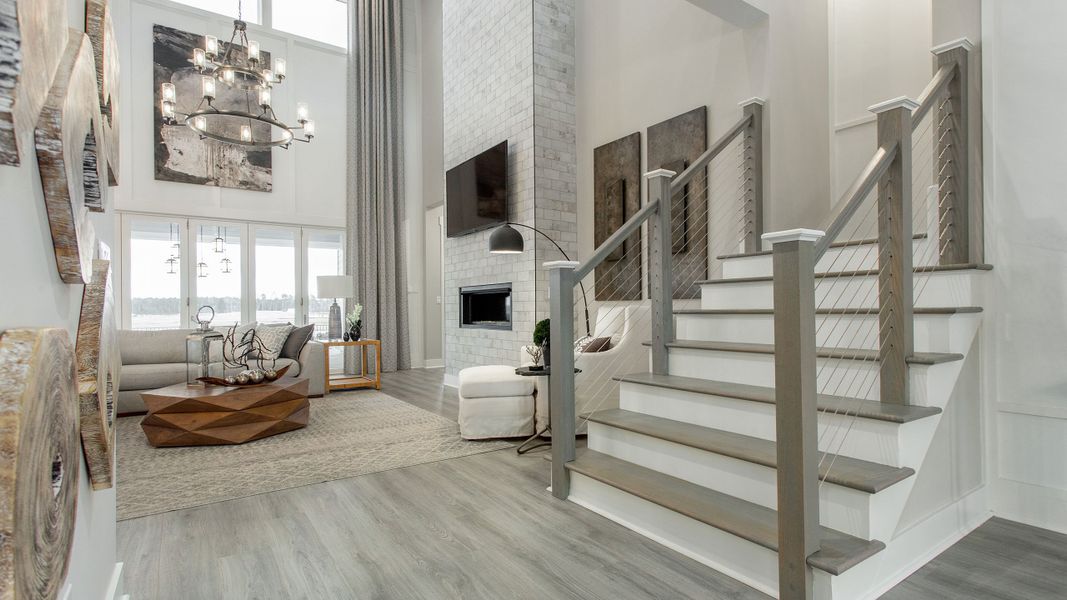 Stairs to Second Floor