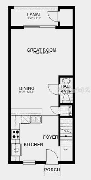 2D floor plan layout of this home in The Townhomes at Westview, Kissimmee, FL (Image 3). 2D floor plan layout of this home in The Townhomes at Westview, Kissimmee, FL (Image 3).