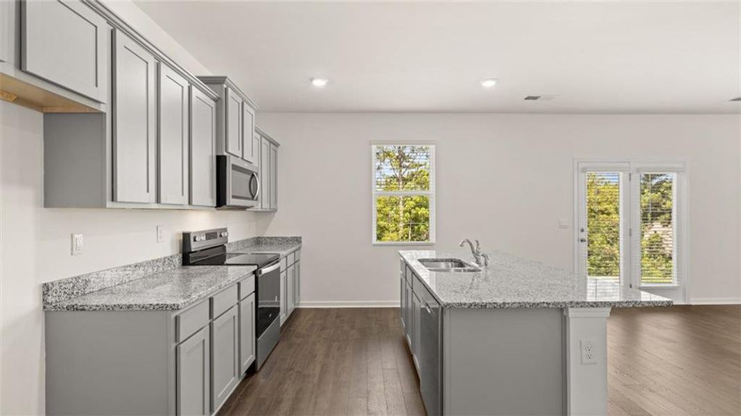 Furnished interior view inside a new home in Fox Crossing, Griffin (Image 8).
