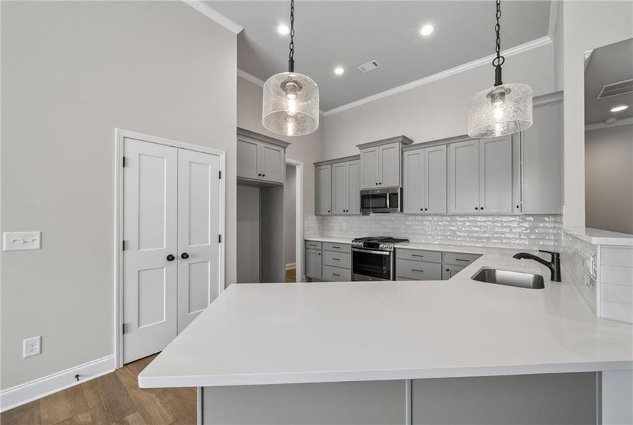 Furnished interior view inside a new home in , Loganville (Image 5).