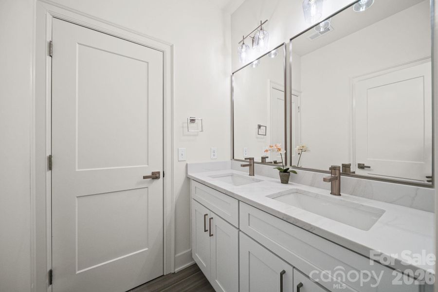 Furnished interior view inside a new home in , Charlotte (Image 12).