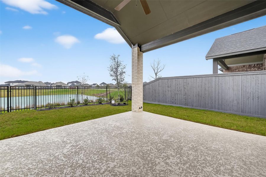 Exterior details and patio area of a home in Jubilee, Hockley (Image 3).