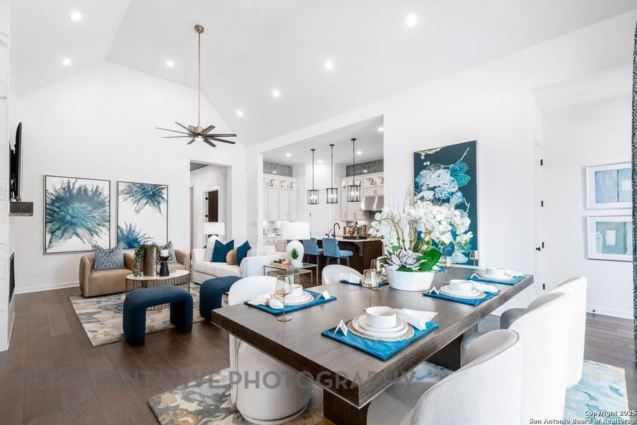 Furnished interior view inside a new home in The Ranches at Creekside, Boerne (Image 18). Furnished interior view inside a new home in The Ranches at Creekside, Boerne (Image 18).