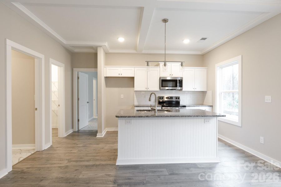 Island in Kitchen/Walk in pantry to Left