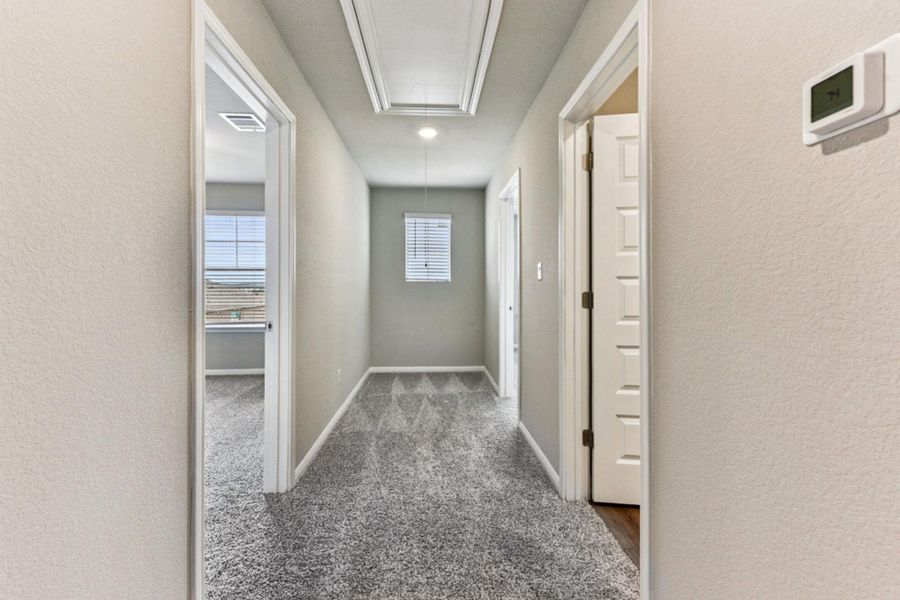 Guest hall w/ an INCREDIBLE view out that window!