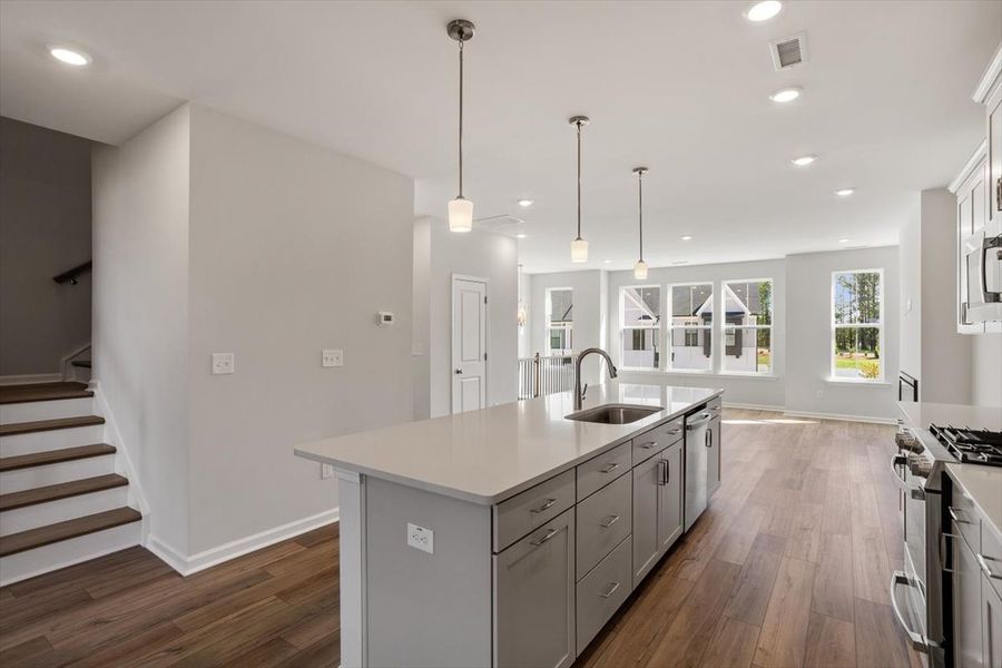 Furnished interior view inside a new home in Sweetbrier, Durham (Image 11).
