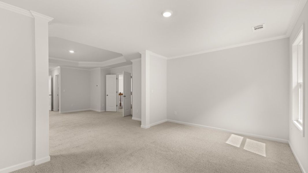 Representative unfurnished interior of a home built from the Grayson by D.R. Horton in Holland Estates, Powder Springs (Image 24).