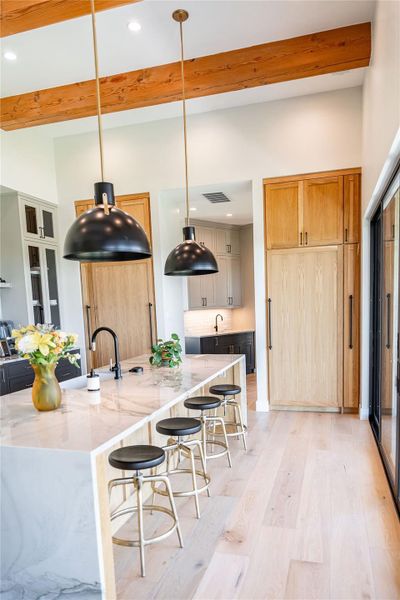 Furnished interior view inside a new home in , Blanco (Image 7).