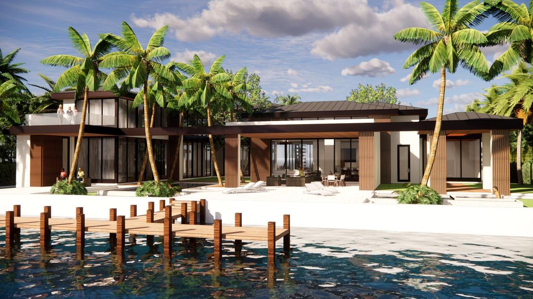 Exterior details and patio area of a home in , Palm Beach Gardens (Image 18).