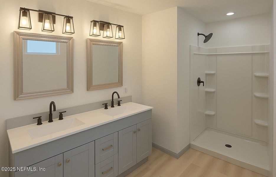 Furnished interior view inside a new home in , Jacksonville (Image 6).