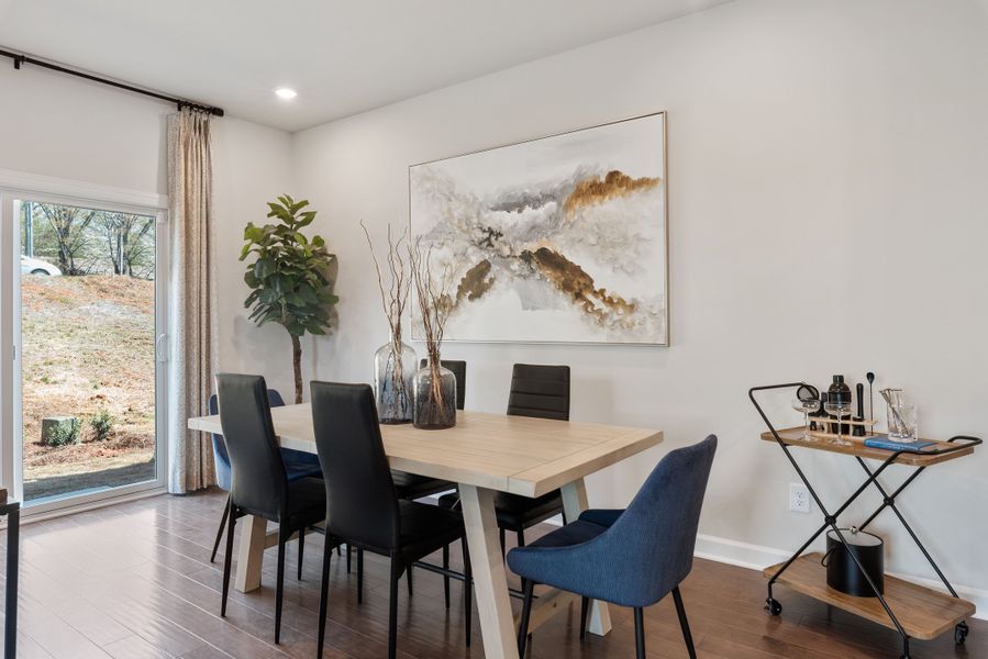 Furnished interior view inside a new home in Galloway Ridge, Charlotte (Image 9).