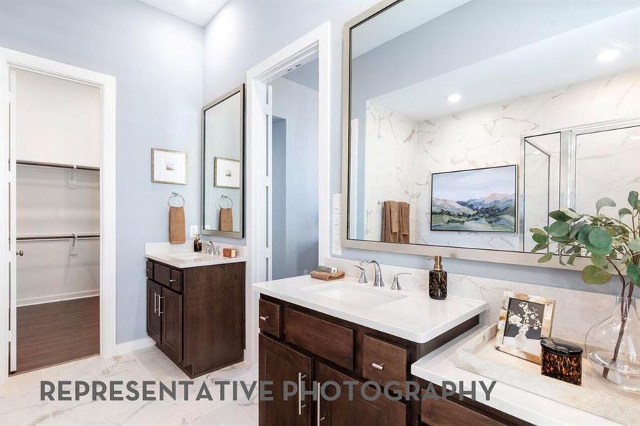 Furnished interior view inside a new home in Landmark, Denton (Image 20).