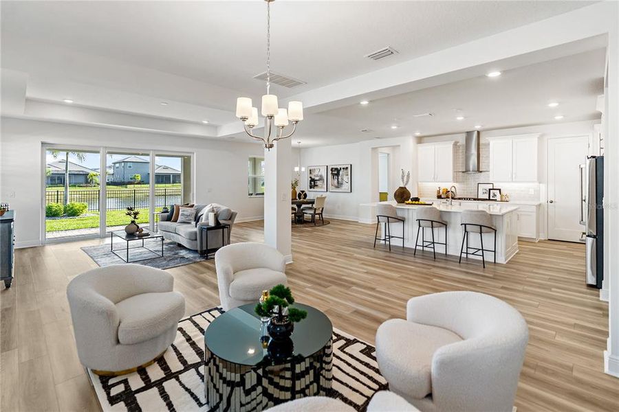 Furnished interior view inside a new home in Sweetwater at Lakewood Ranch, Bradenton (Image 43). Furnished interior view inside a new home in Sweetwater at Lakewood Ranch, Bradenton (Image 43).