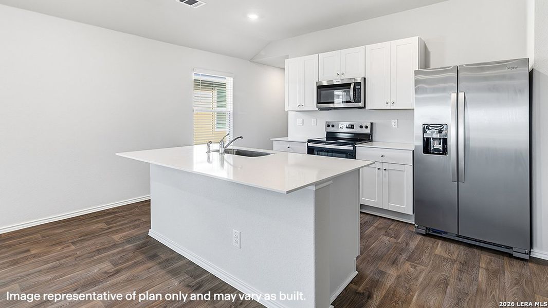 Furnished interior view inside a new home in Seneca Trails, Leon Valley (Image 11).