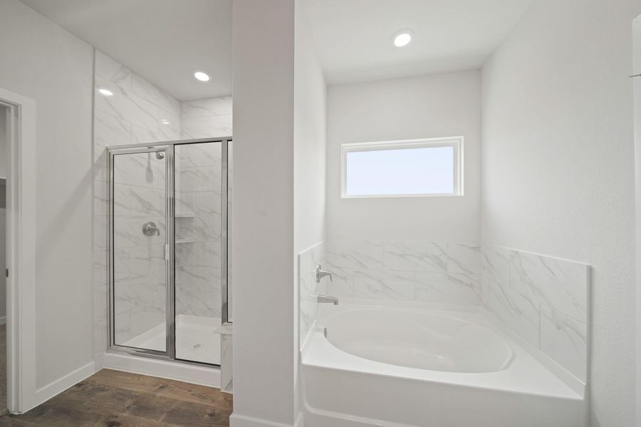 Furnished interior view inside a new home in Sunterra, Katy (Image 6).