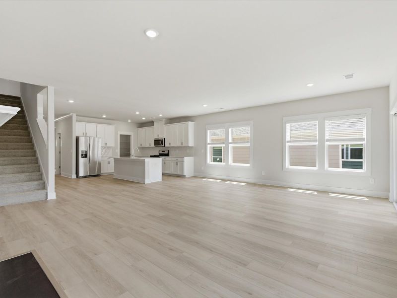 Spacious, unfurnished interior of a new home in Crossing at Abner Creek, Greer (Image 12). Spacious, unfurnished interior of a new home in Crossing at Abner Creek, Greer (Image 12).